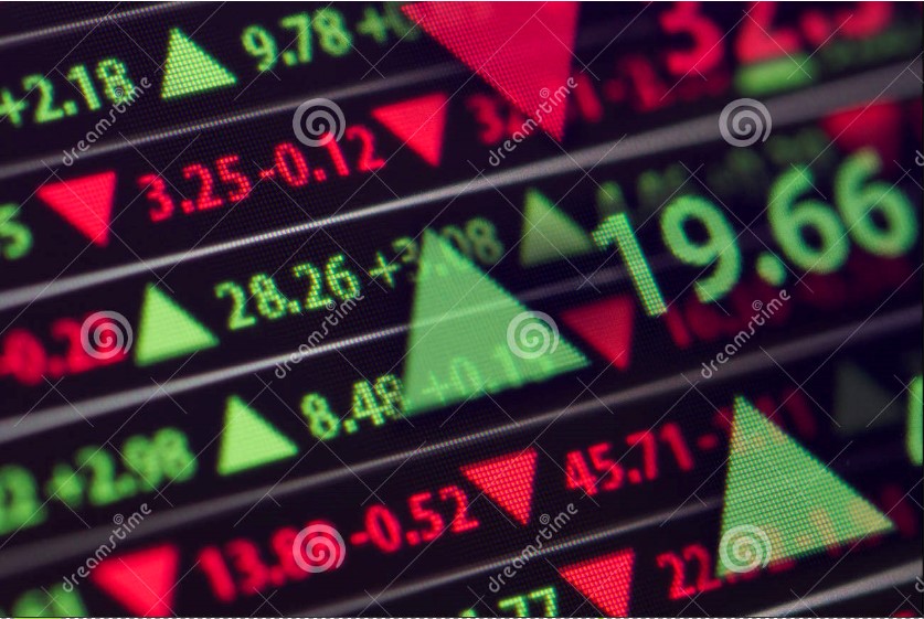 stock-market-ticker-shows-gains-losses-day-40150979